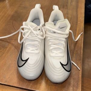 Nike White and Black Sports cleats